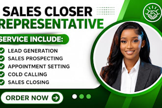 provide high ticket sales closing and professional sales support