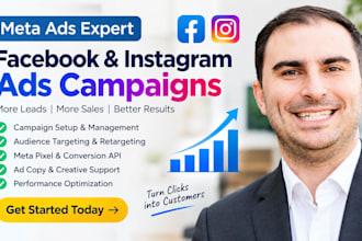 setup and manage facebook and instagram ads for leads and sales, conversion API