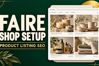 faire wholesale shop setup faire SEO faire wholesale leads faire products faire