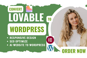 convert lovable ai to wordpress, clone lovable ai website, lovable to wix site