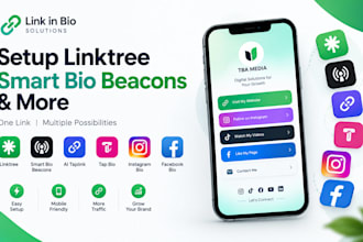 setup linktree smart bio beacons ai taplink tap bio instagram bio facebook