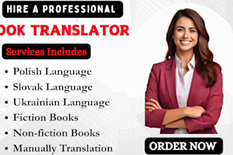 translate polish slovak ukrainian fiction nonfiction to english and vice versa