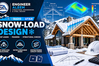 calculate roof snow loads and structural framing for colorado projects