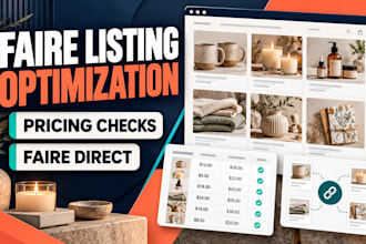 faire product listing SEO faire direct faire pricing faire optimization