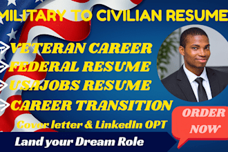 write ats friendly military to civilian resume for veterans