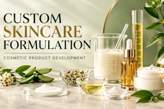 develop custom skincare and cosmetic formulations