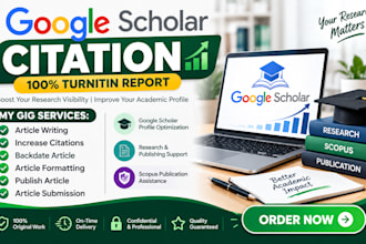 increase google scholar citation