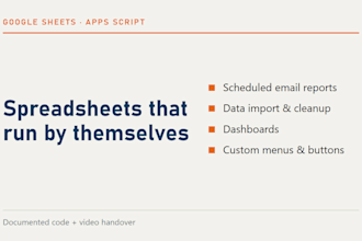 automate your google sheets with apps script and dashboards