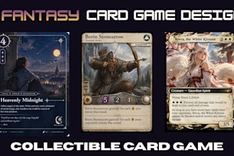 design custom mtg tcg ccg cards sport trading card game template mockup box