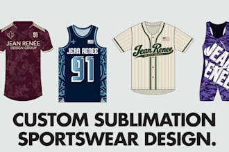 design custom sublimation jerseys and sportswear