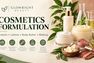 formulate custom creams lotions body care and makeup product