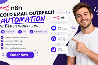 build n8n workflows to automate your cold email outreach