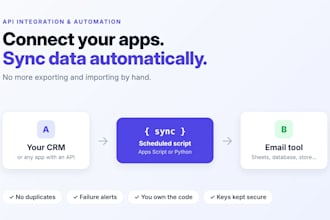 connect your apps with a custom API integration
