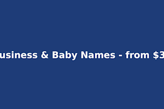 create lucky meaningful names for your business or newborn baby