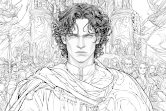 draw a fantasy sketchy illustration