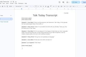 transcribe all your videos