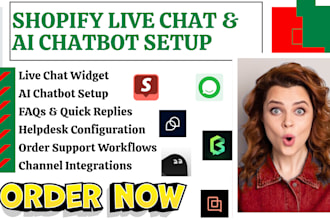 setup shopify inbox chat gorgias chatty commslayer buddy ai tidio zipchat kanal