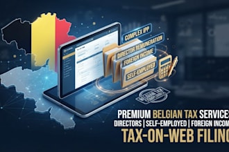 prepare complex belgian tax returns for directors, self employed and foreign