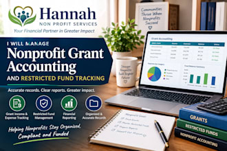 manage nonprofit grant accounting and restricted fund tracking