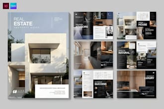 design real estate brochure, digital property listing, realtor marketing brocure