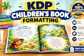 draw custom watercolor illustrations and children book illustrations for kdp
