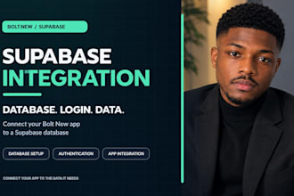 connect supabase to your bolt new web app