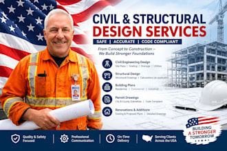 be your structural engineer in USA for city permit drawing in tennessee