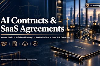 draft flawless ai service agreements and saas contracts