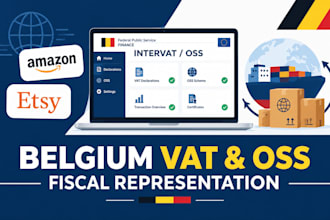 support belgium vat registration and oss for amazon and etsy