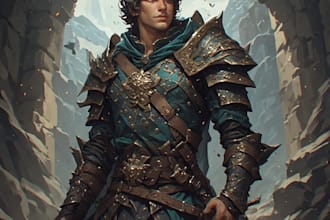 design original dnd characters and fantasy heroes