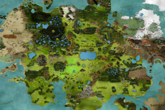 create custom fantasy world map,ttrpg map, for dnd map, rpg book worldbuilding