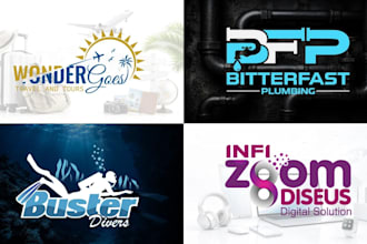 create a professional brand logo design