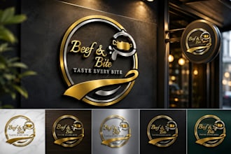 do bakery or cake baking candy sweets shop logo