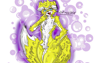 draw furry and human art