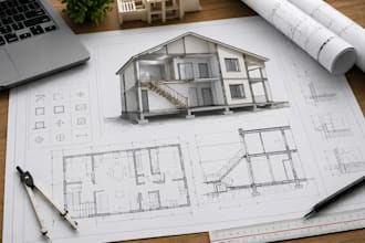draw deck permit plans, framing plans, porch plans and architectural drawings