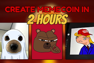 design pumpfun memecoin logo, crypto meme art, funny meme coin, memecoin artist