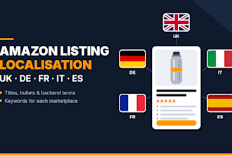 localise your amazon listing for UK, germany, france, italy and spain