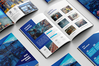 design a corporate company profile