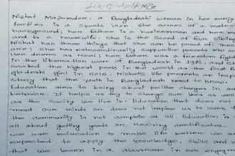 neat handwriting for assignment and academic notes