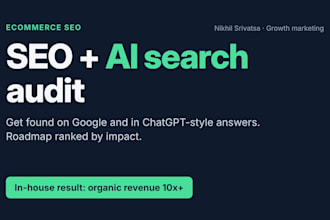 do a shopify SEO and ai search visibility audit