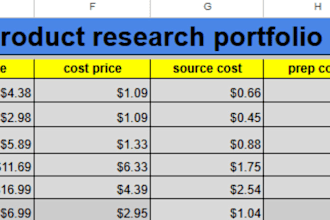 do ebay product research and product listing