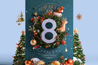 create a custom christmas card