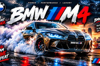 professional car editing youtube thumbnail design
