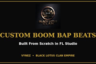 produce a custom boom bap beat tailored to your style