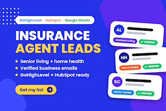 hubspot insurance agent leads senior living leads home health leads gohighlevel