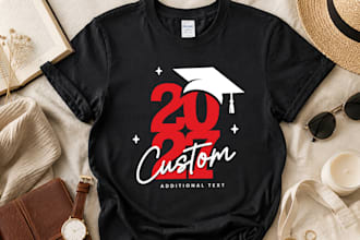 create custom graduation shirts with names