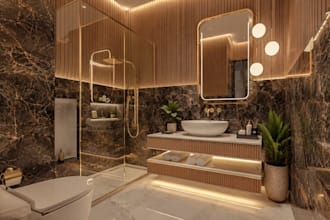 photorealistic 3d interior design and architectural rendering for any space