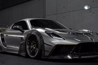 3d model custom widebody kits and car body modifications