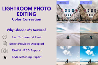 be your photo editor for lightroom color correction