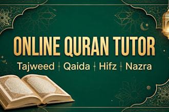 teach quran online with tajweed and hifz quran